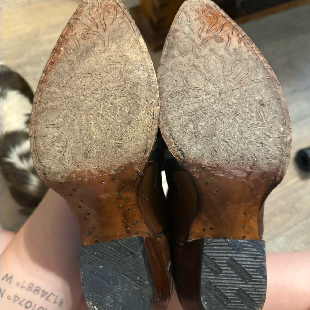 Tony Lama Leather Boots - Picture 3 of 4